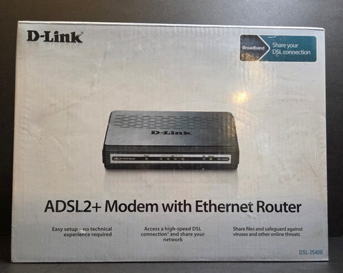 Link dsl 2540b adsl2 modem - d-link, dsl-2540b